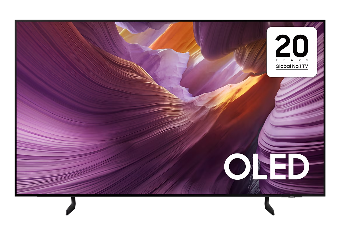 Samsung QA65S85FAESMM 65 Inch OLED 4K Smart TV | Samsung Vision AI TV | Dolby Atmos | 120Hz Gaming | Tizen OS | Bezel-Less Smart LED TV