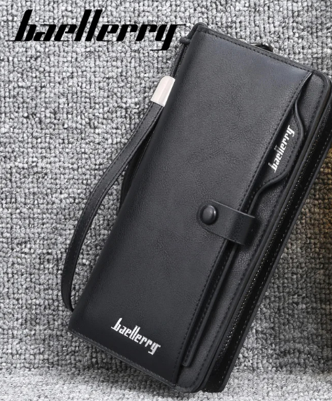 Latest Premium Zip Wallet for Men & Women | Unisex Long PU Leather Wallet for Business Use | Luxury Zipper Handbag | Stylish Long Wallet for Daily & Formal Use