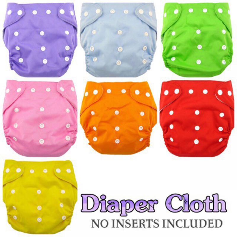 Newborn Baby Reusable Washable Adjustable Waterproof Cloth Diaper Absorbent Pads Pants Diapers