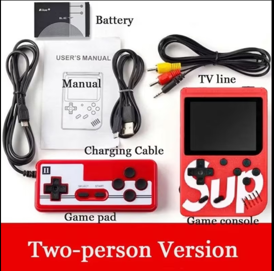 SUP Game Box Plus Console With Controller 400 in 1 Retro Video Games For Kids Handheld Game PAD Gamebox Connects with LCD / TV