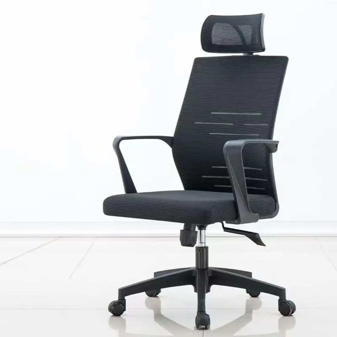 ComfortPro High Back Office Chair – Swivel & Adjustable Headrest  Work & Study  Working Chair  Furniture  Chair  Executive Chair  Gaming Chair  Computer Chair