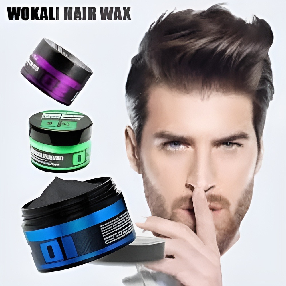 Wokali Vitamin E Professional Hair Wax Intensive Care Salon Fashion Keratin Primer Styling Hair Wax Moving Dynamic WKL362