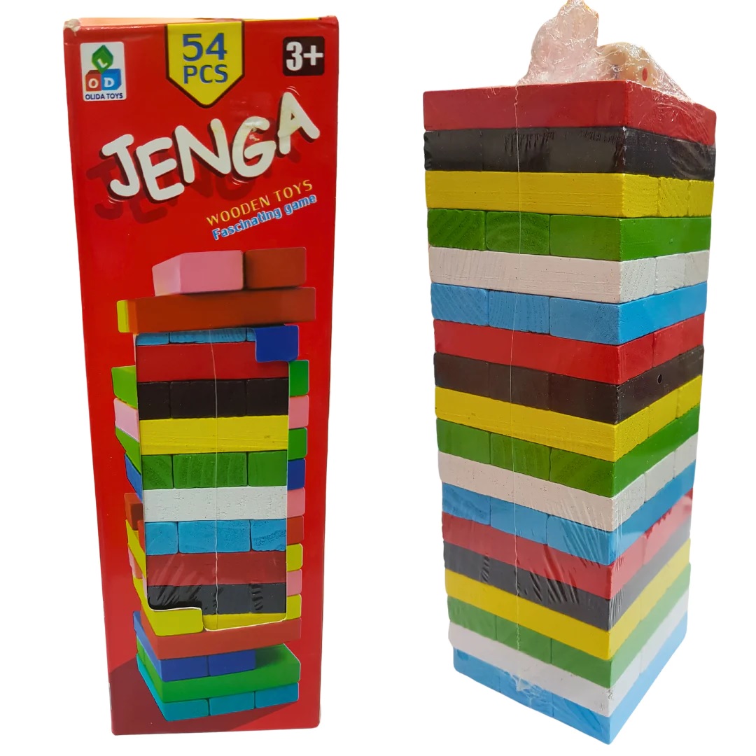 Wood Block Mini Jenga 48 Pcs Stacking Mini Tower KS