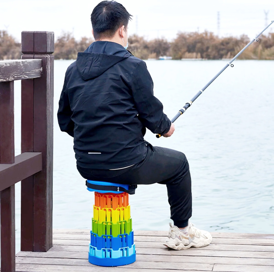 Telescopic Stool Collapsible Folding Lightweight Retractable Foldable