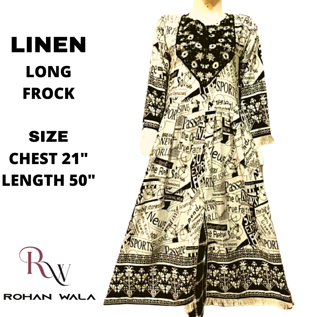 long frock design wala