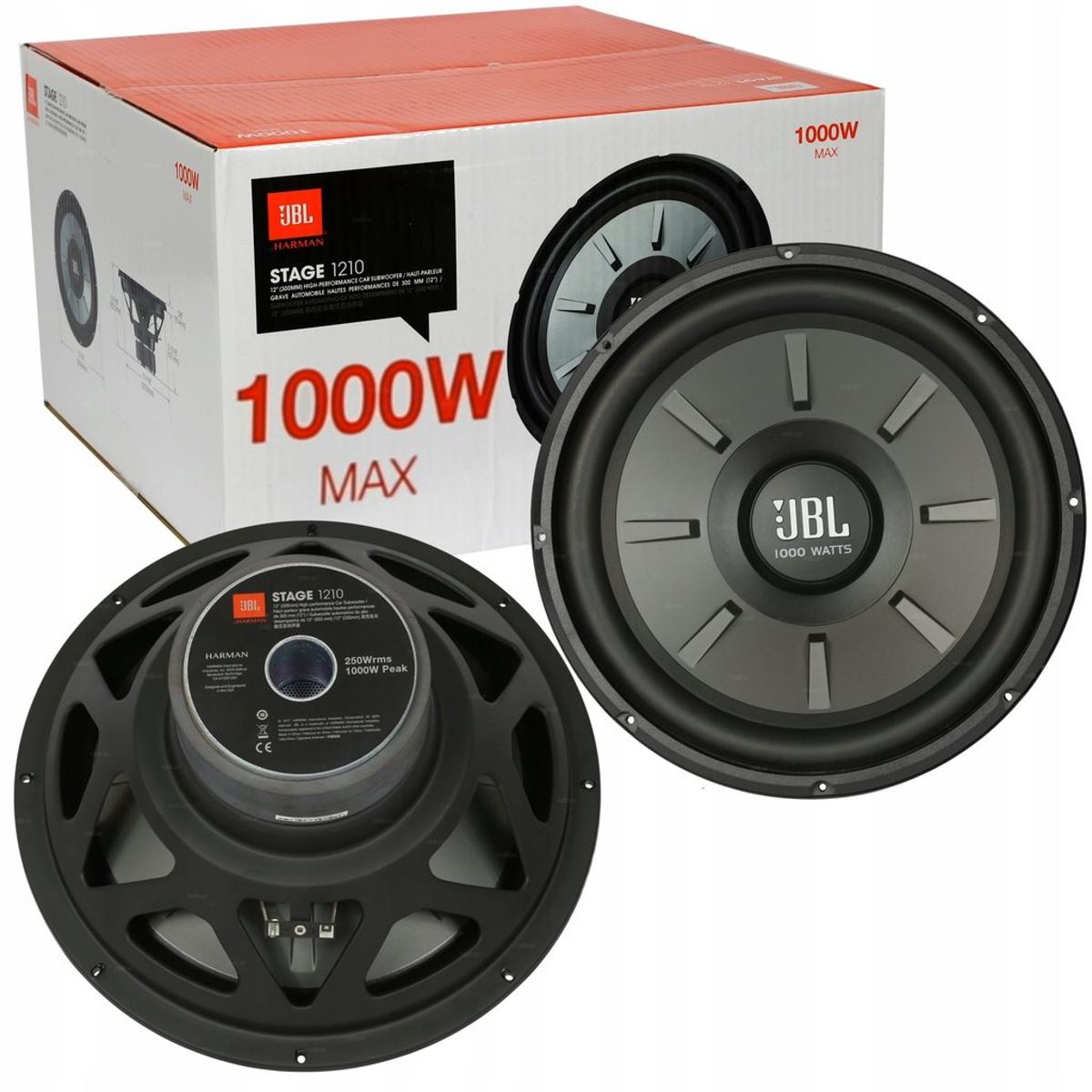 Copy Woofer Car Boombastic Bass Stage 1210 12 inch Sub woofer 1000