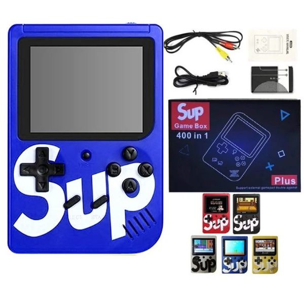 SUP Game Box Plus Console With Controller 400 in 1 Retro Video Games For Kids Handheld Game PAD Gamebox Connects with LCD / TV