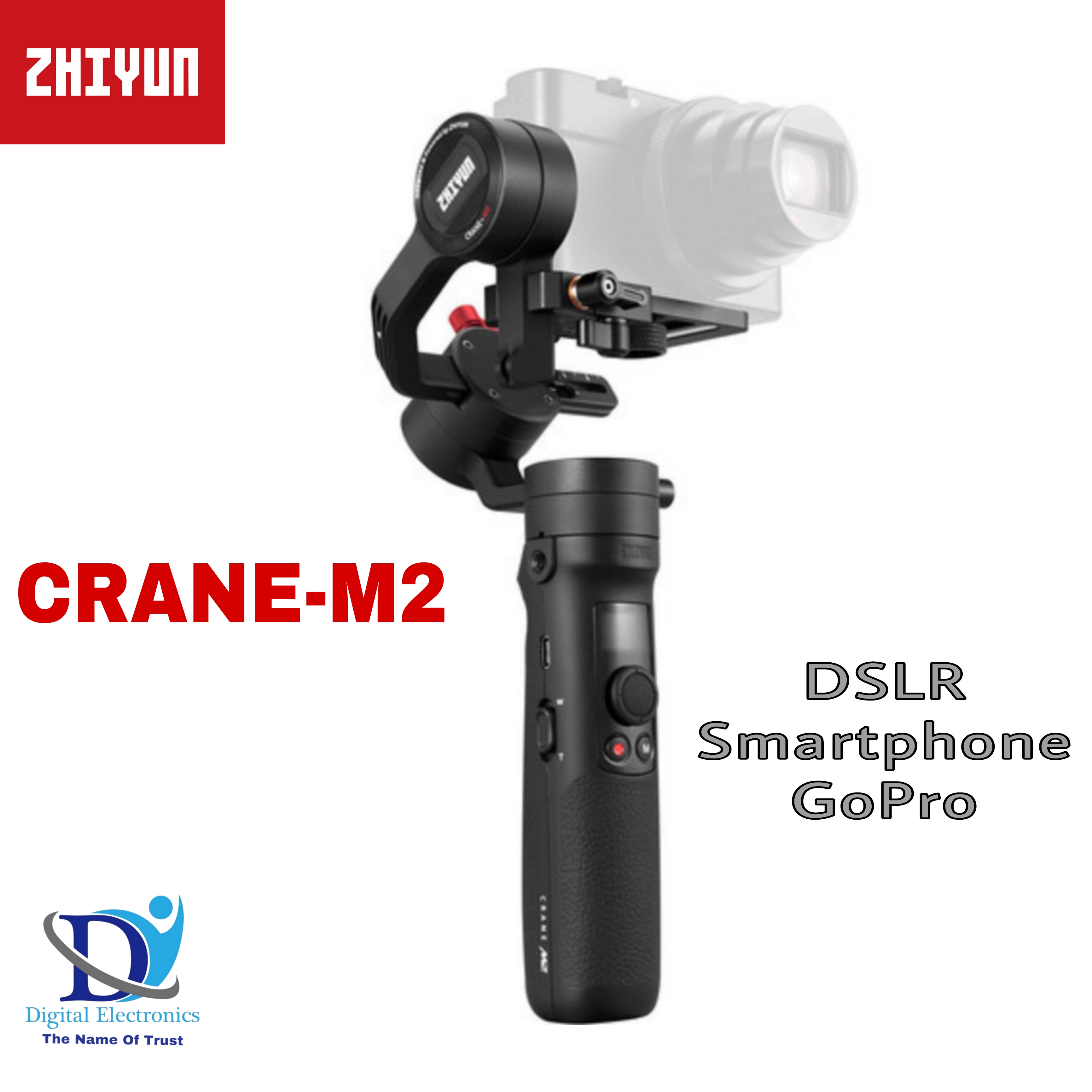 ZHIYUN CRANE M2 Camera / Smartphones / GoPro 3Axis Gimbal Handheld