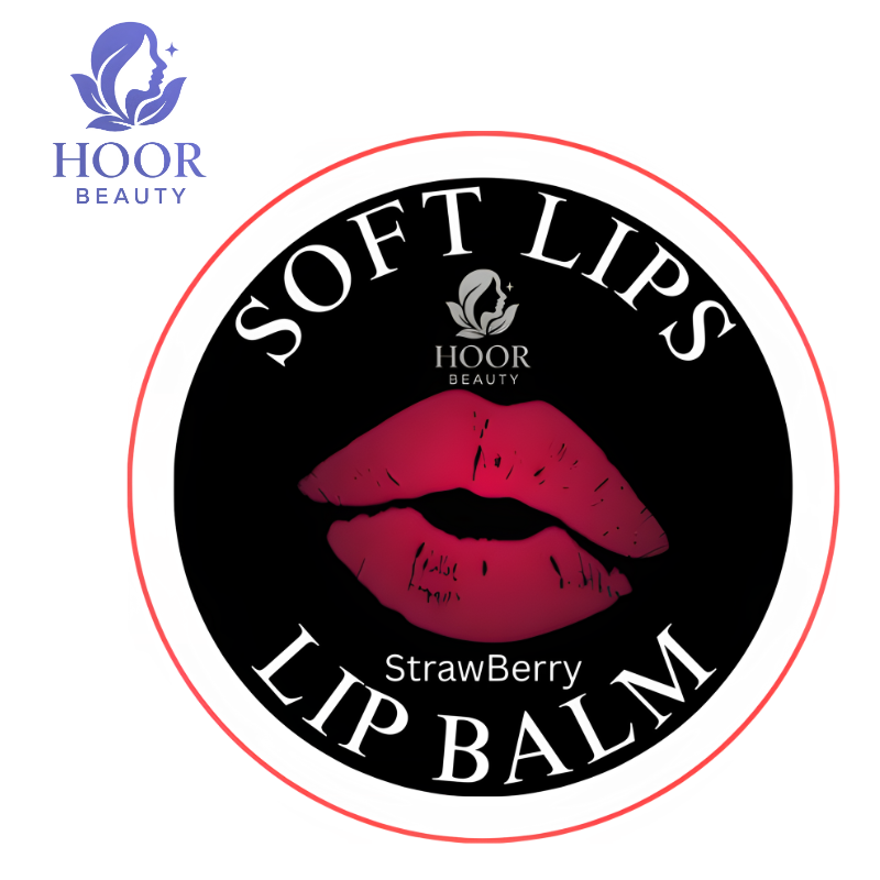 Pink Strawberry Lip Balm | Natural Lip Softener & Brightener
