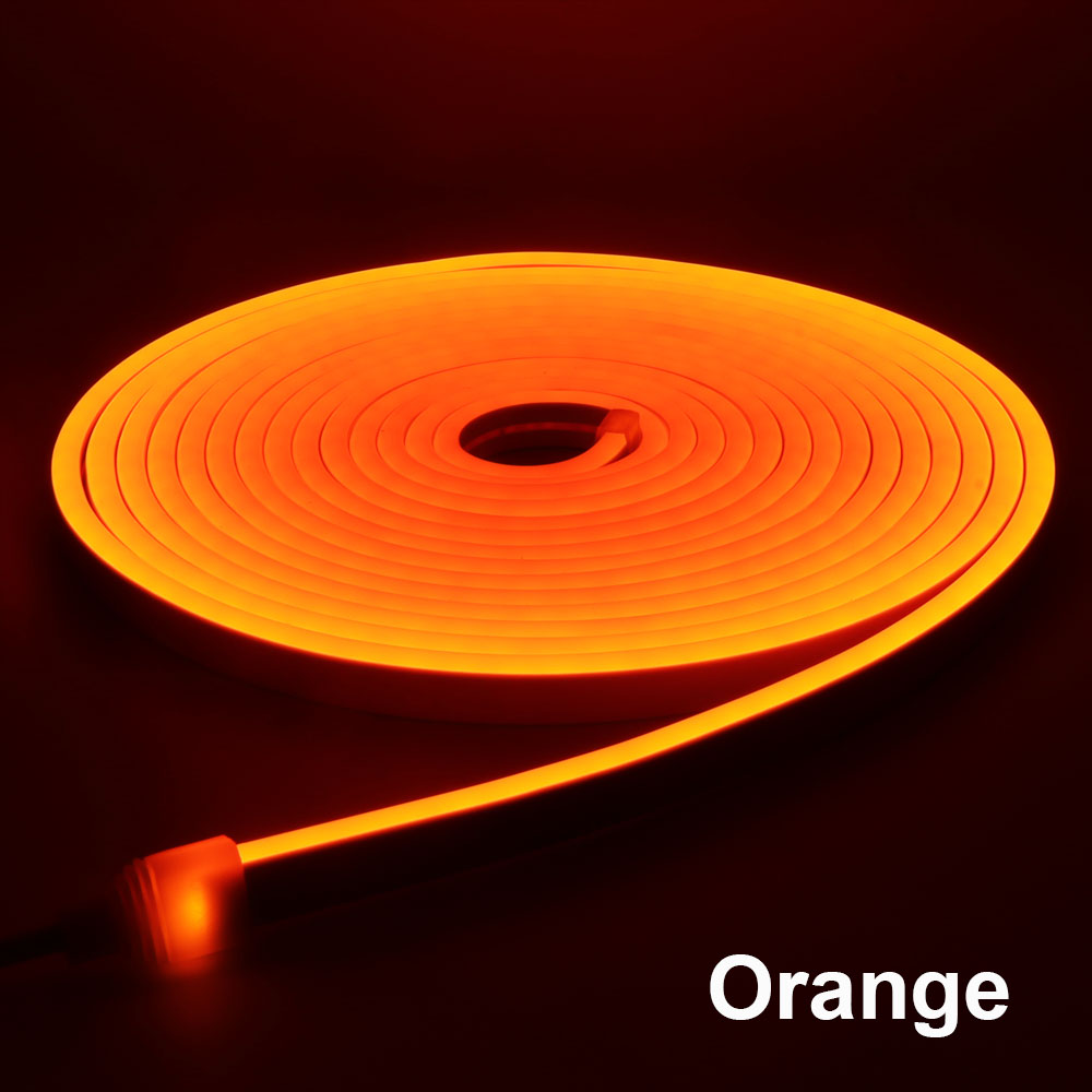 DC12V - LED Strip - RGB - Neon - LED Light - Waterproof - Flexible - Bendable - 5M - 16ft - Decorative For Room - Home Decoration - Gaming PC - Bedroom - Kitchen By GULF LED HOUSE