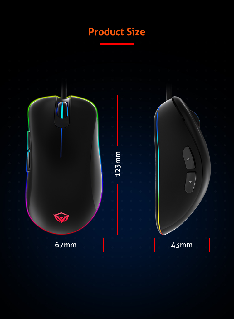 MeeTion GM19 RGB Gaming Mouse for Professional e-sports 6400DPi 22 da44e148b7e9ab70d10129352d6aecf6