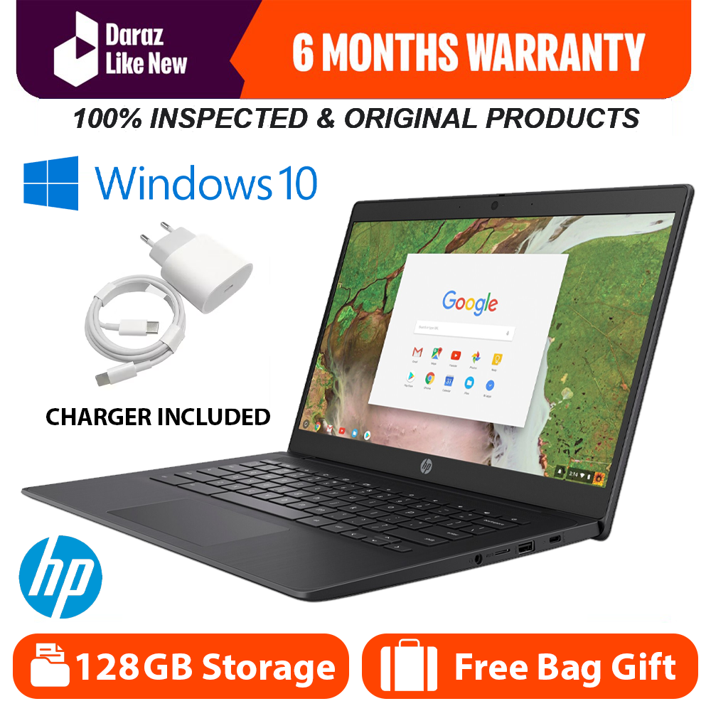 HP G6 Laptop – 4GB RAM | 128GB Storage | Windows 10 | MS Office | Free Bag