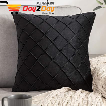 Diamond Dutch Velvet Cushion Cover – Soft, Embossed & Stylish Sofa Pillow for Home Decor