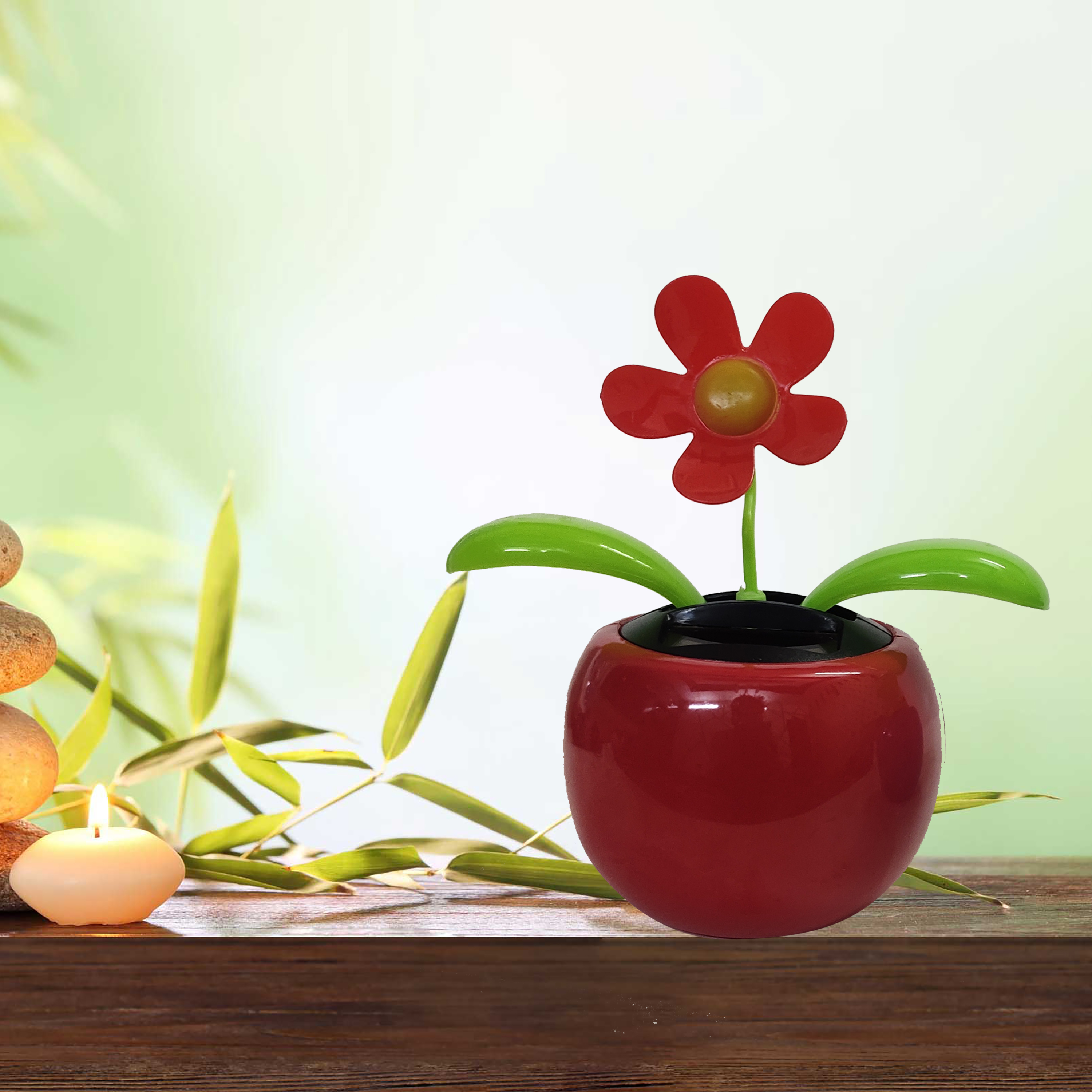 Car Decoration Solar Power Dancing Flower,solar dancing flower