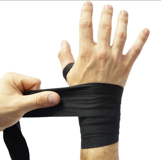 Boxing Hand Wraps Cotton Wrist Support Bandage for Boxing MMA Weightlifting Kickboxing Karata Martial Arts Muay Thai Gym Training (Pair)