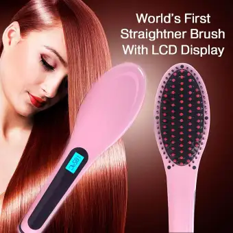 hair straightener brush daraz