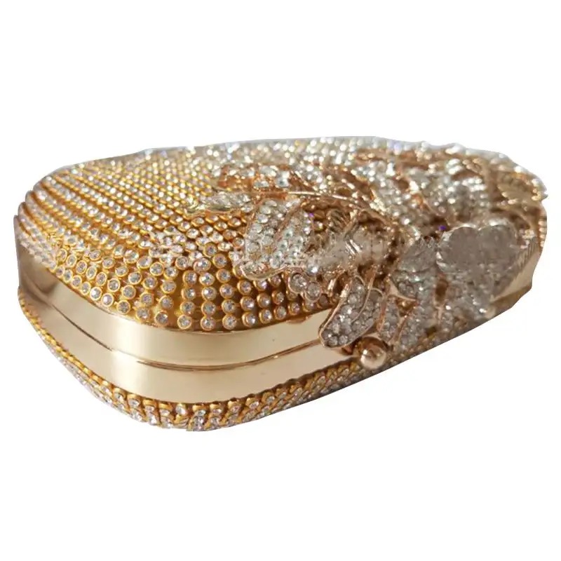 Trendy Fancy Clutches Luxurious Hot Beg For Women Rhinestone Evening Clutch Bags