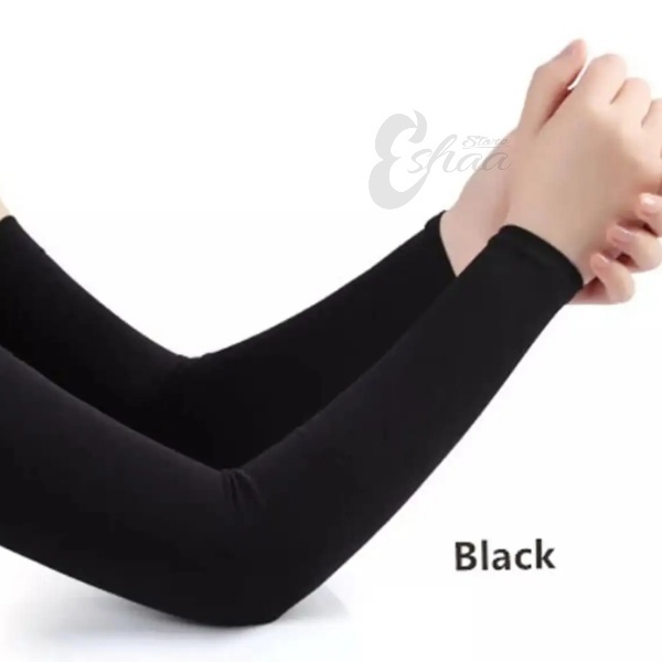 Cotton Arm Sleeves 1 Pair  For Girls Women And Men Stretchable Asteen Bazoo Sleeves Summer Wear