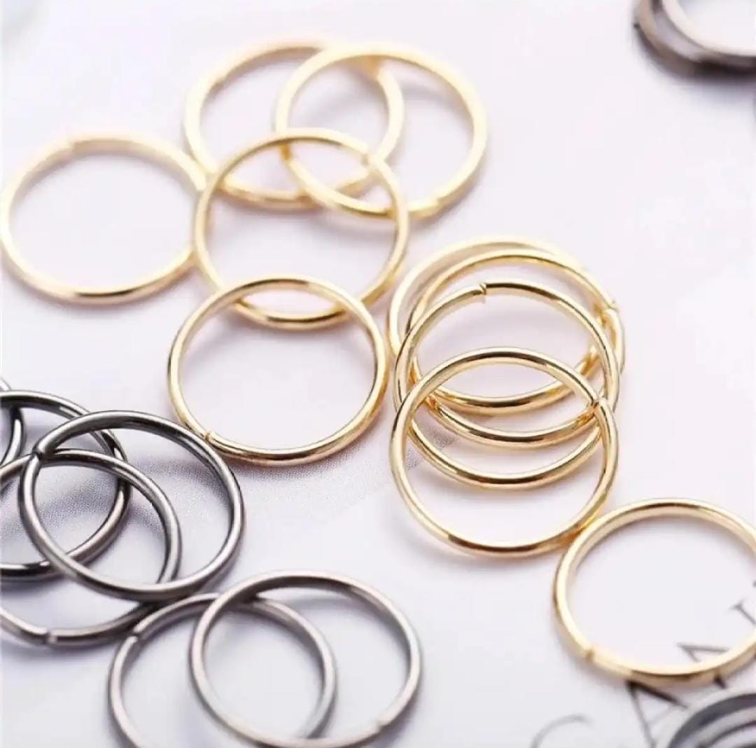 Arfa ideal collection 12Pcs/set Nose Ring Piercing Punk golden selvar Color Handmade Tiny Nose Lip Hoop Ring Septum Rings Piercing Stud Body Jewelry jewellery for girls