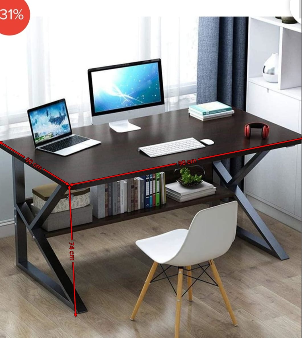 48 inches/36inches Office Table Study Table Desktop Table With Book Shelf Office Desk Book Shelf