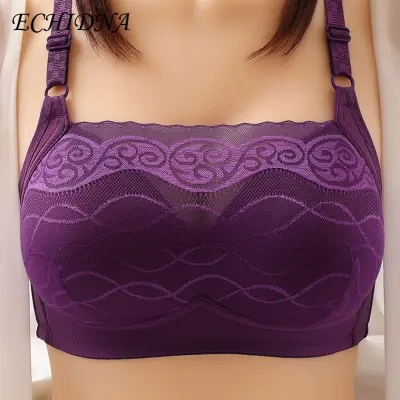 Women's Adjustable Strapless Bandeau Bra Seamless Lace Tube Top