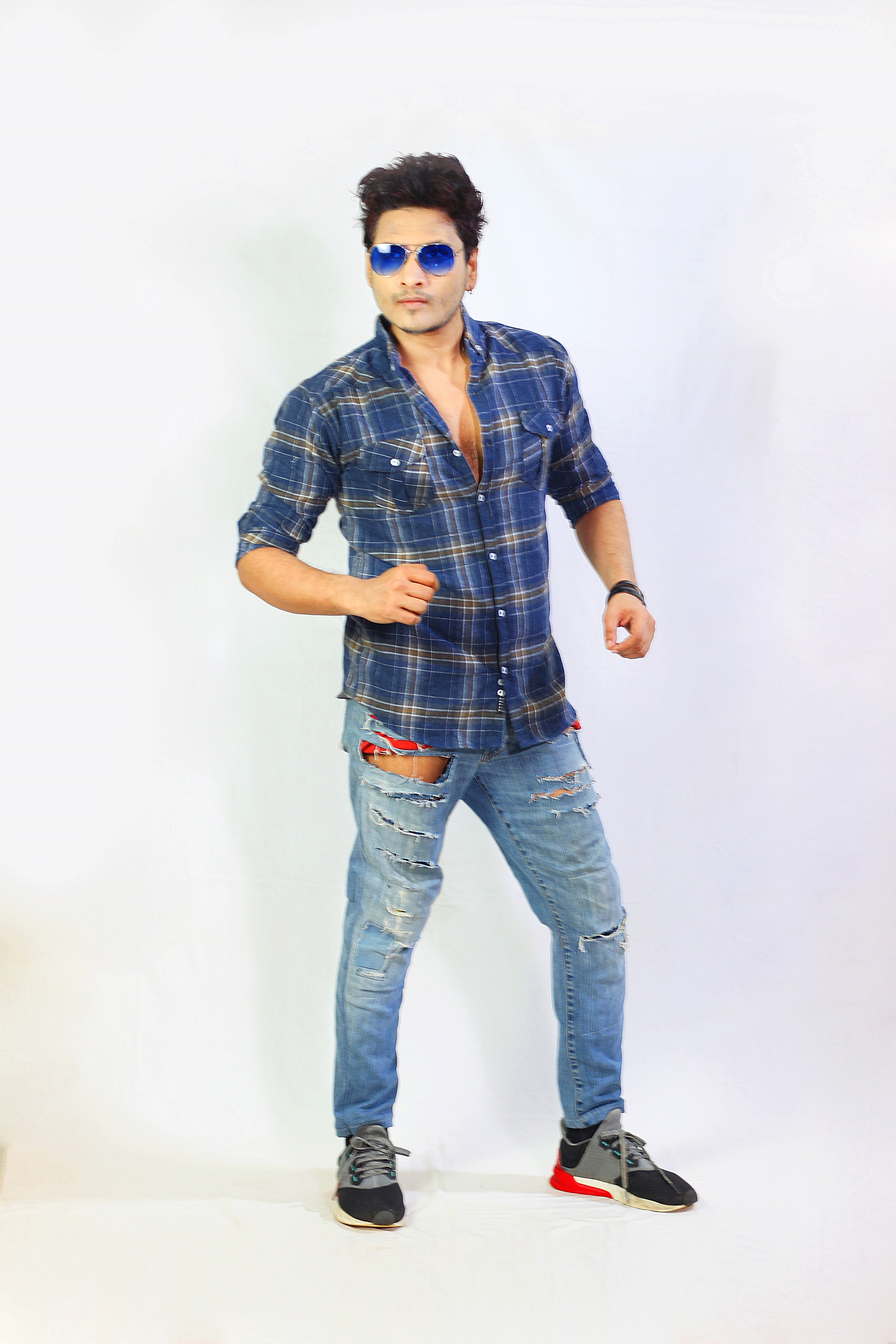 トップス KAJA CHECK FLANNEL SHIRT JACKET ovy KAJA CHECK FLANNEL