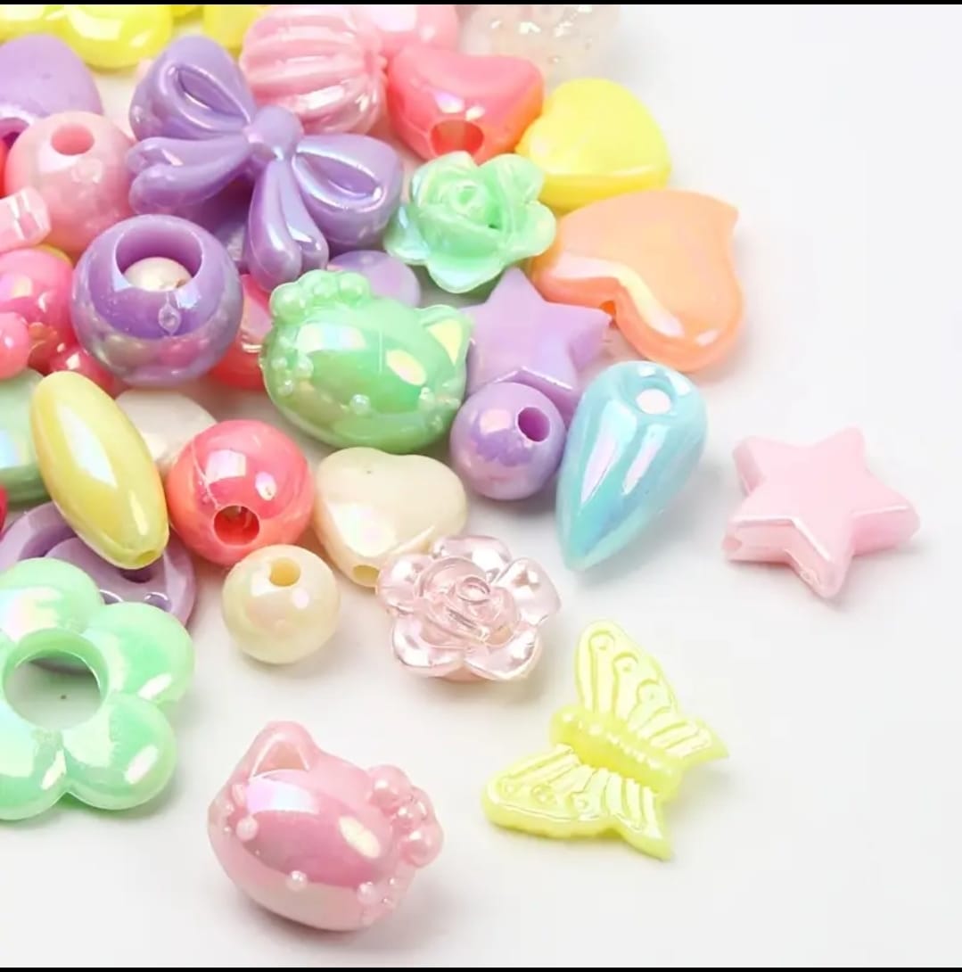 100/50/20 pcs 12mm Colorful Acrylic Beads for Jewelry Making- Ideal for DIY Bracelets, Necklaces, Earrings, and Keychain Decorations, Craft Supplie Vibrant Bead Assortment|Durable Beads, Charms , Butterfly, seashell, star, heart, flower etc.