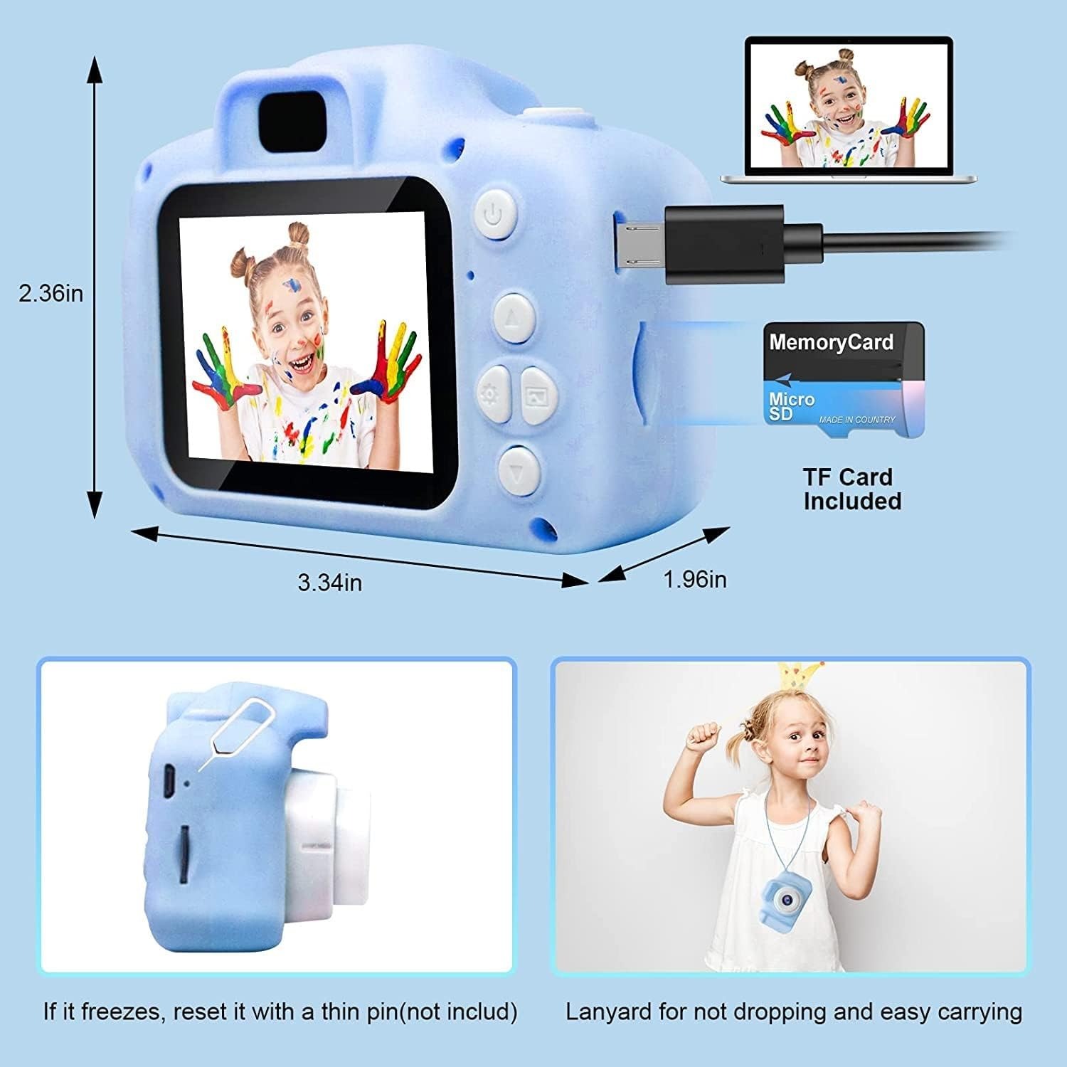 Kids Mini HD Camera Toy – Digital Photography & Video Recorder for Children Fun Learning & Creative Play