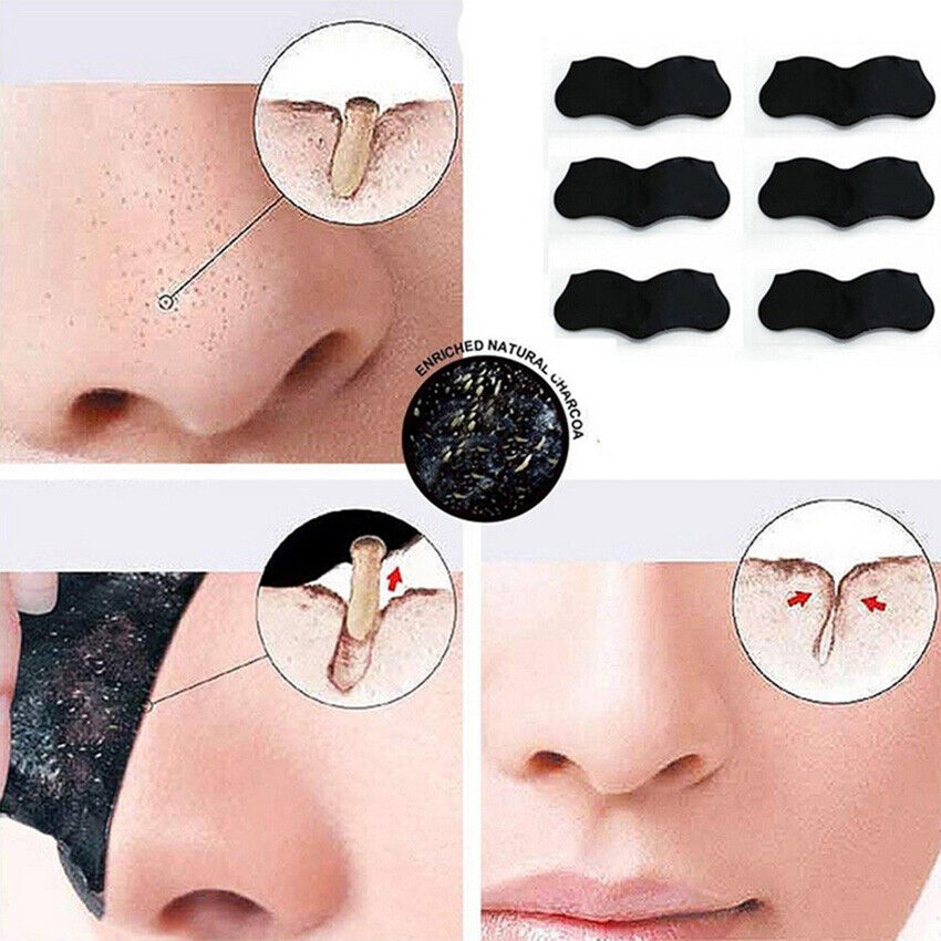 10pcs Nose Blackhead Remover Strips Mask Skin Care Shrink Pore Acne Treatment Mask Deep Nose Pore Cleansing Strips Black Head Remover