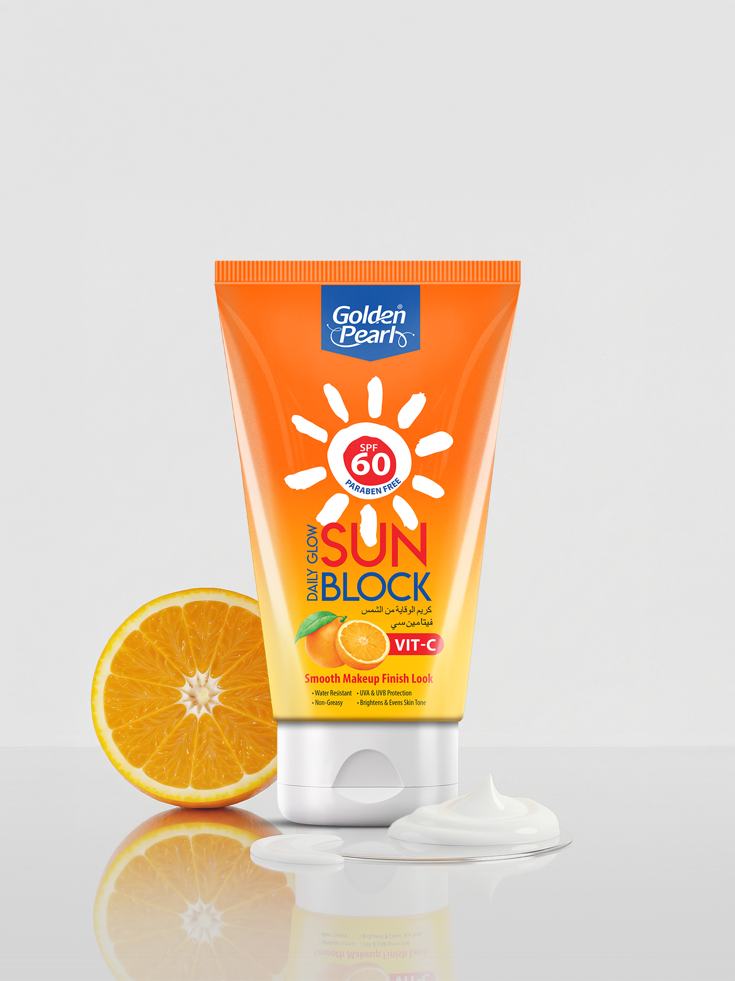Golden Pearl SPF 60 Vitamin C Sunscreen – Brightening Daily Glow