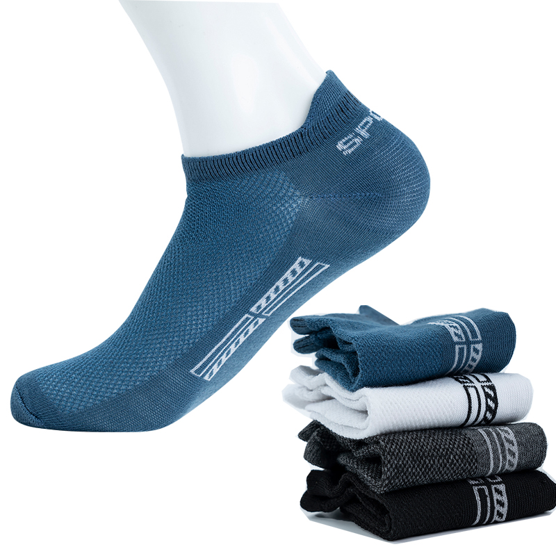 91％以上節約 5 Pairs High Quality Men Ankle Socks Breathable Cotton Sports