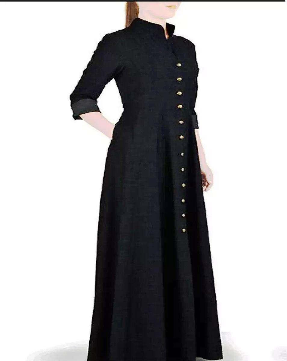 denim abaya design