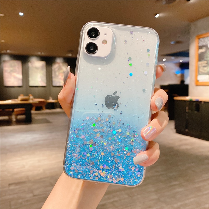 For Iphone 8 Plus Clear Glitter Phone Case For Iphone Case Buy Online At Best Prices In Pakistan Daraz Pk