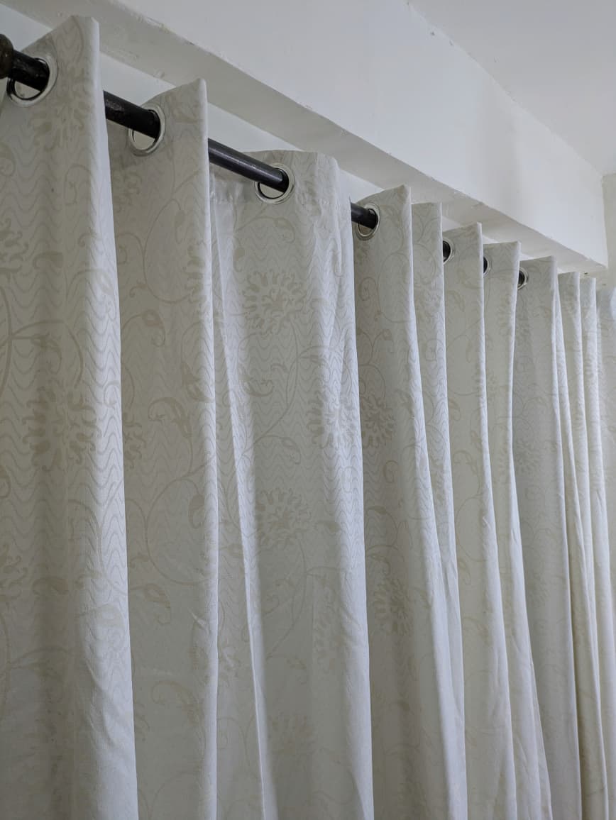 Solid Colours Ready Made  Curtains For Your Bedroom Window 1 PC