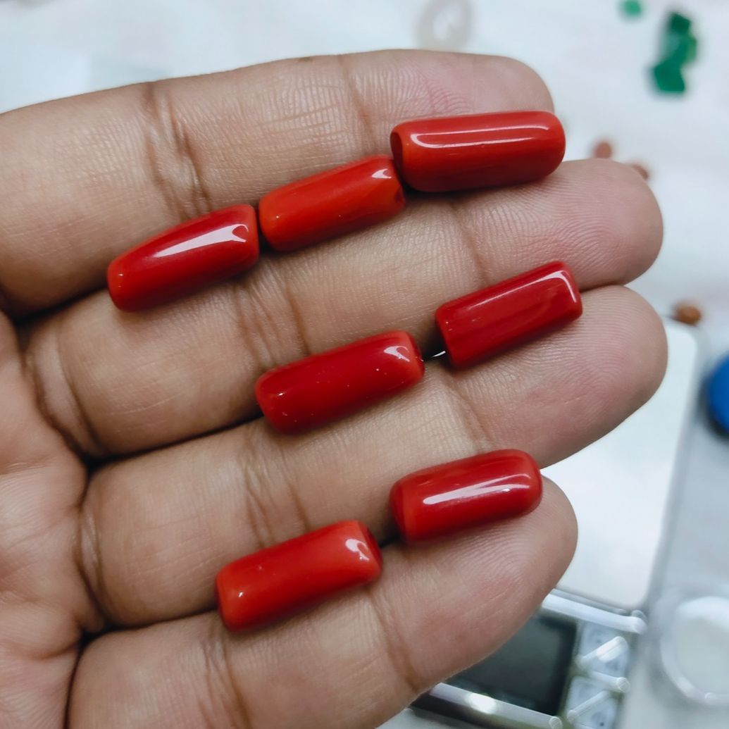 Red Coral Indian Marjan Gemstone 10.45 crt ± 1crt For Ring Men,Bracelet,Pendant