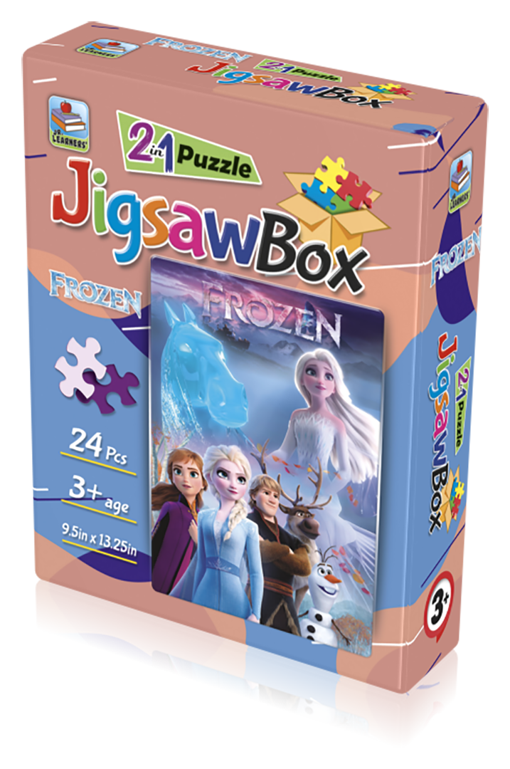 2 In 1 Jigsaw Puzzles Of Frozen