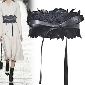 black lace belt for dress
