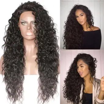 New Arrival Curly Glueless Front Lace Full Hair Care Black Women