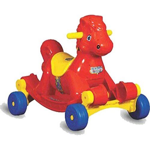 kids riding toy horse