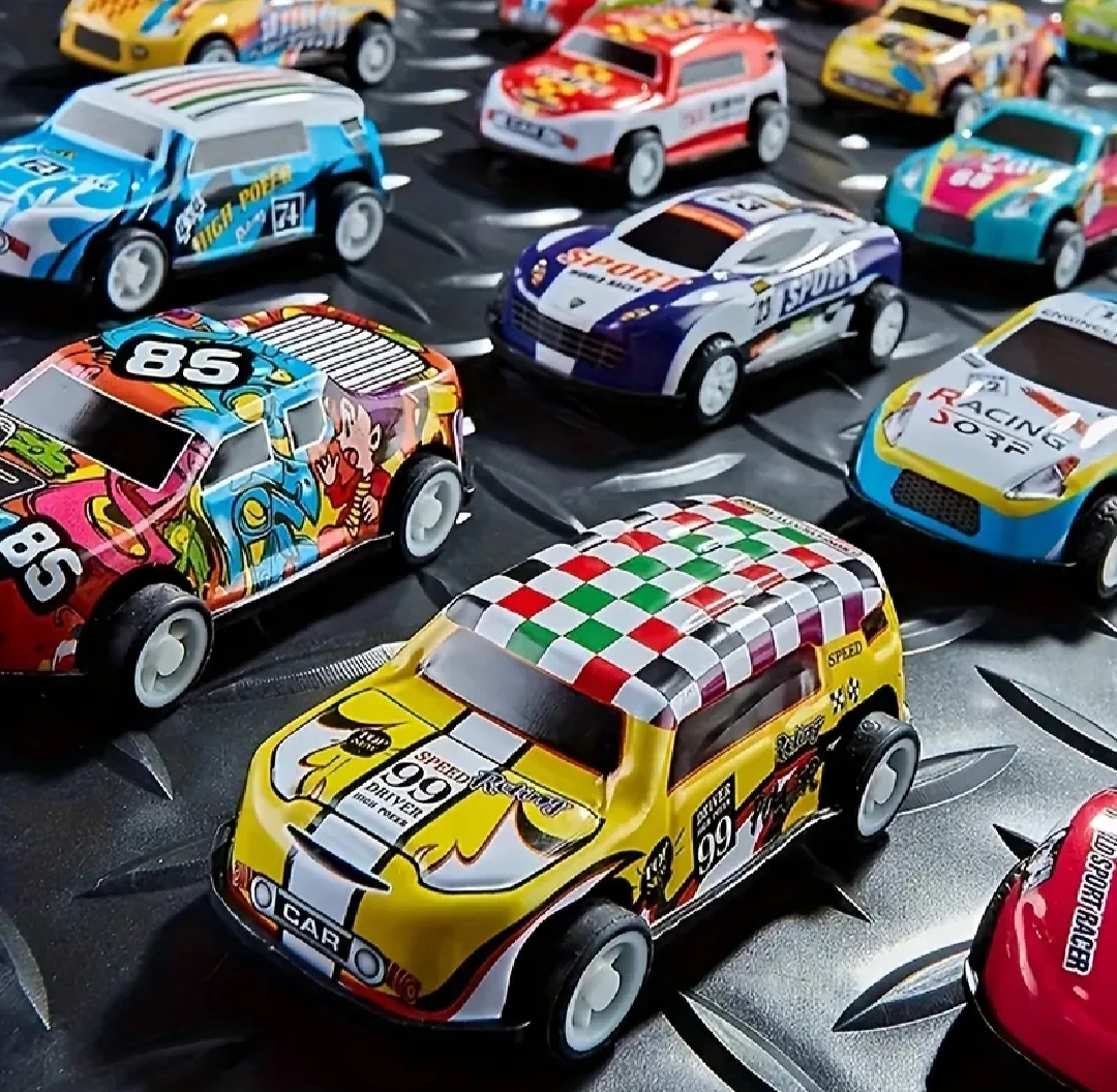 Premium Alloy Car Model Diecasts Vehicle Toys For Kids Pull Back Metal Auto Racing Car Children Toy Gifts | Best Die Cast Cars | Best Gift For Children and Boys | Available in 12 Piece and 24 Piece Sets