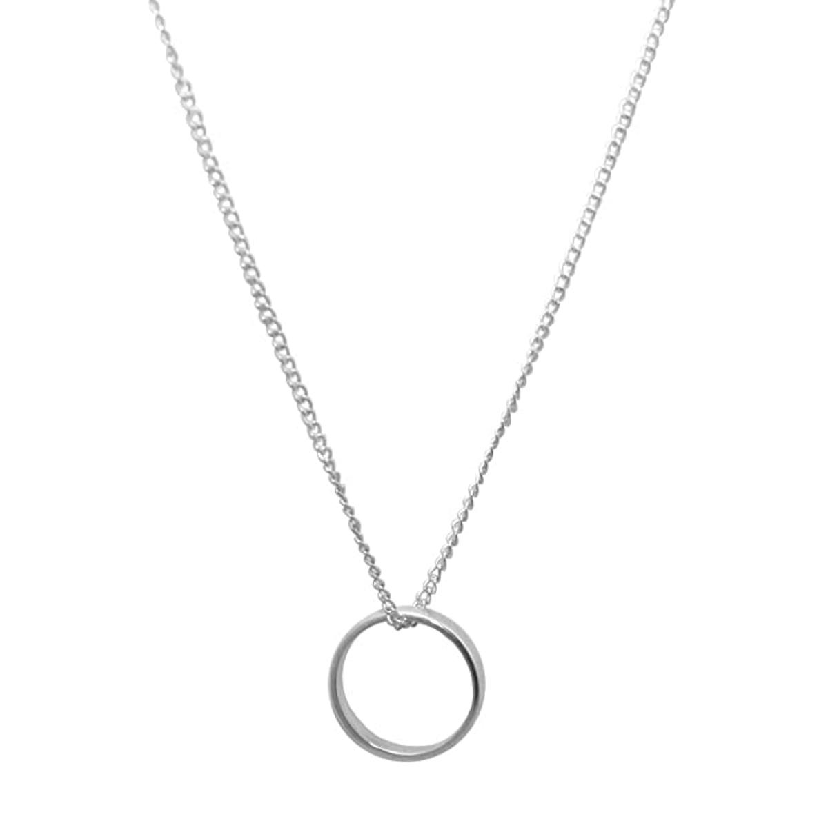 Black And White Chain Stainless Steel Ring Locket/Pendant/Necklace for Boys & Girls