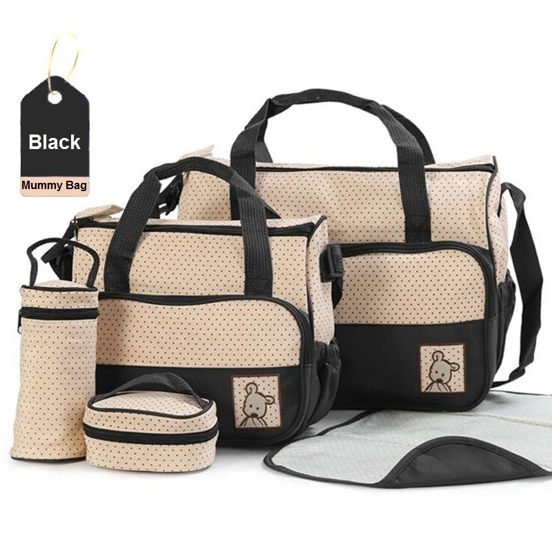 Baby Diaper Bag 5pcs Blue
