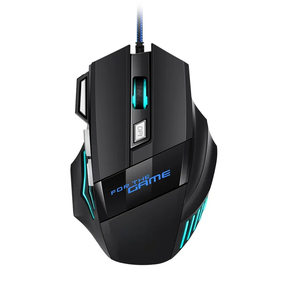 RGB Gaming Mouse with 7 LED Backlight Modes – USB Wired Mouse