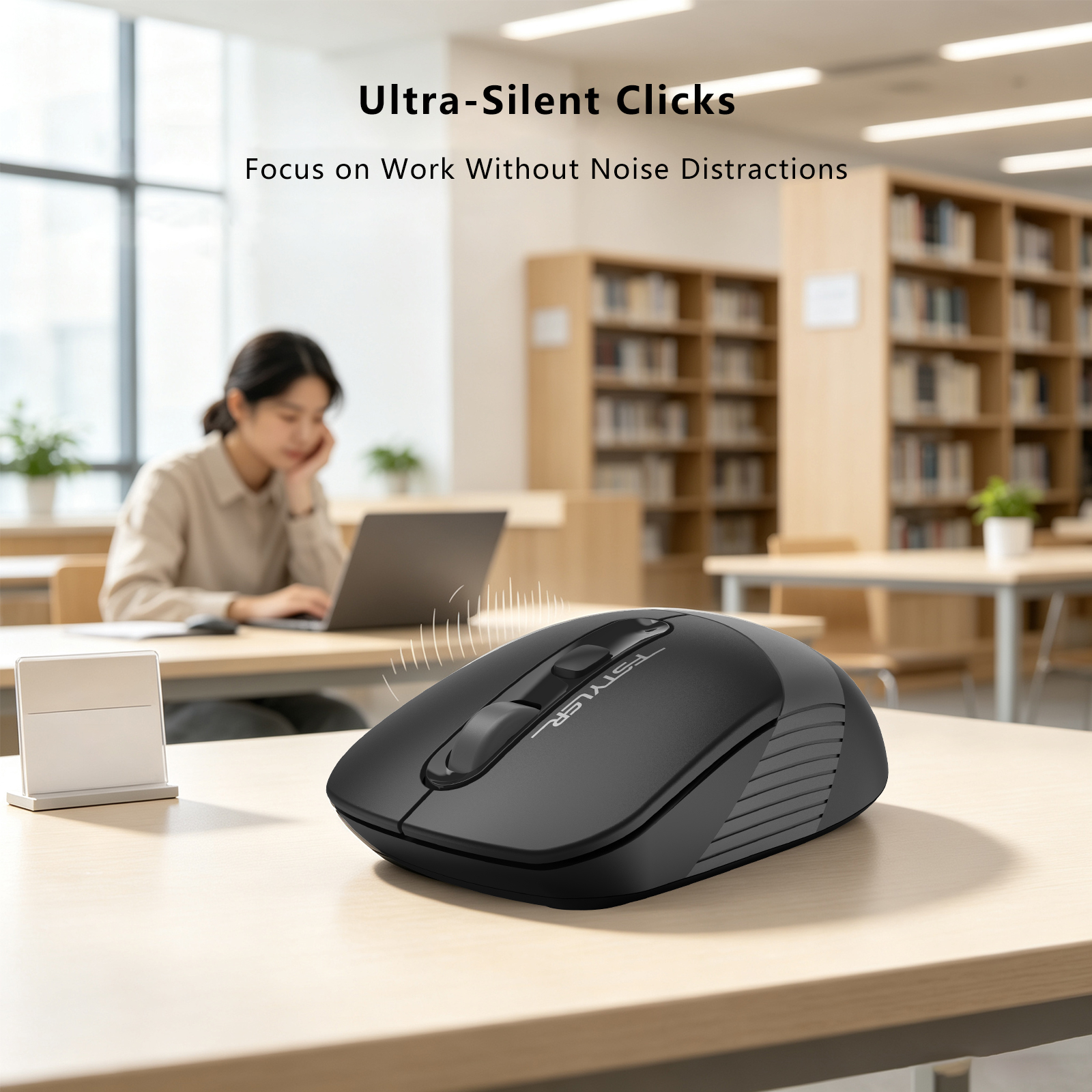 A4Tech FG10S FSTYLER - New Edition with Silent Clicks - 2.4G Wireless Mouse - 2000 DPI
