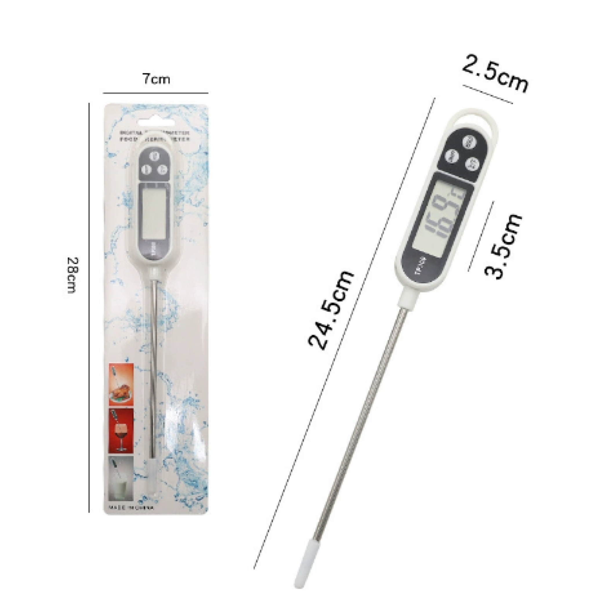 Food Thermometer TP300 Digital Kitchen Thermometer For Meat Cooking Food Probe BBQ Electronic Oven Kitchen Tools