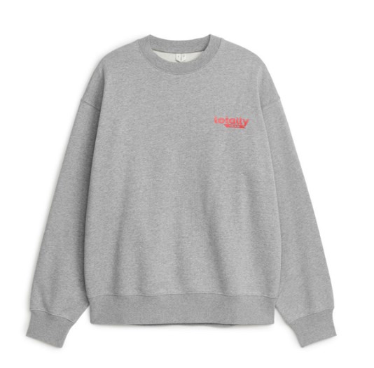 Men's Fleece Sweat Shirt (Heather Grey)(Export Left Over)