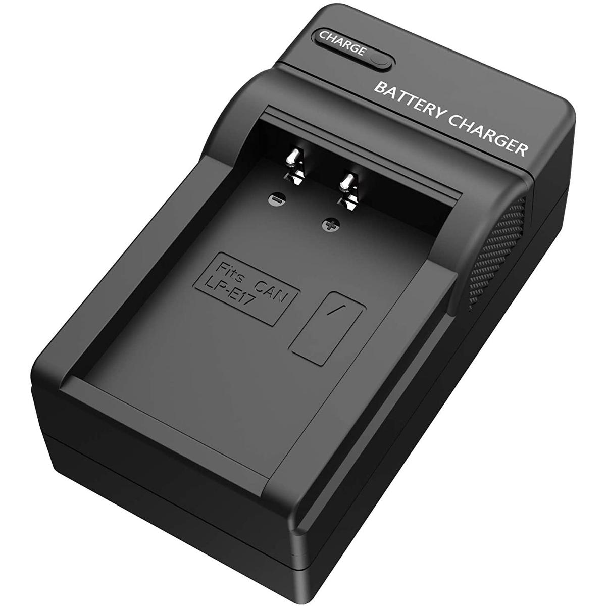 LP-E17 Battery Charger for Canon EOS T6i, EOS T6s, EOS 750D, 760D, 8000D, EOS M3, Kiss X8i Digital SLR Camera | Replace for Canon LC-E17 Charger