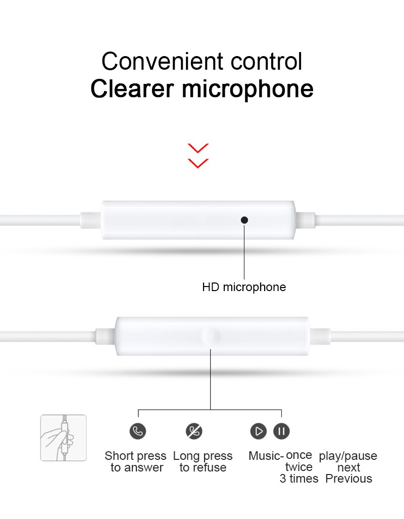Original Earphones Headphones Headset Handsfree For Mobile Phone