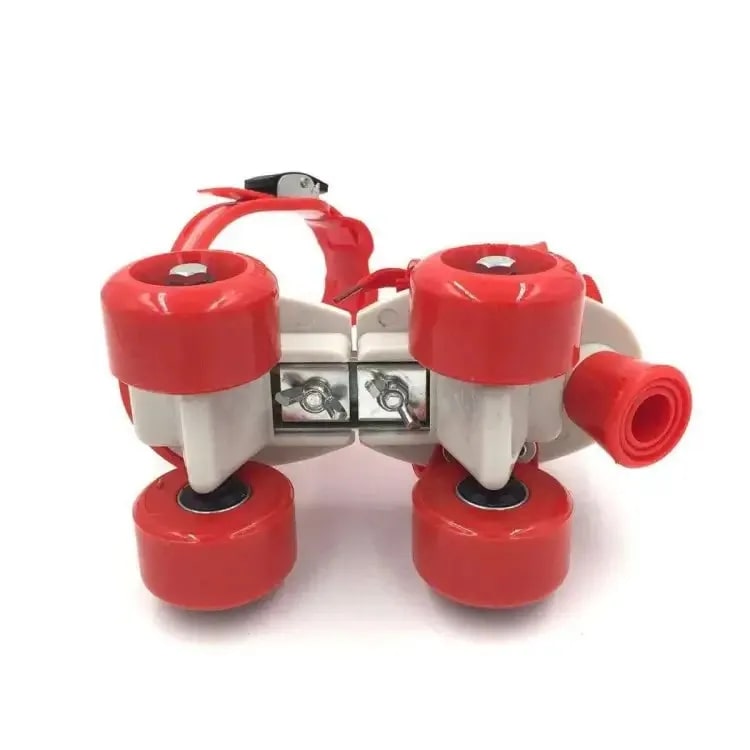 Adjustable Quad Speed Roller Skates Double Row Wheel Shoes - (Multicolurs)