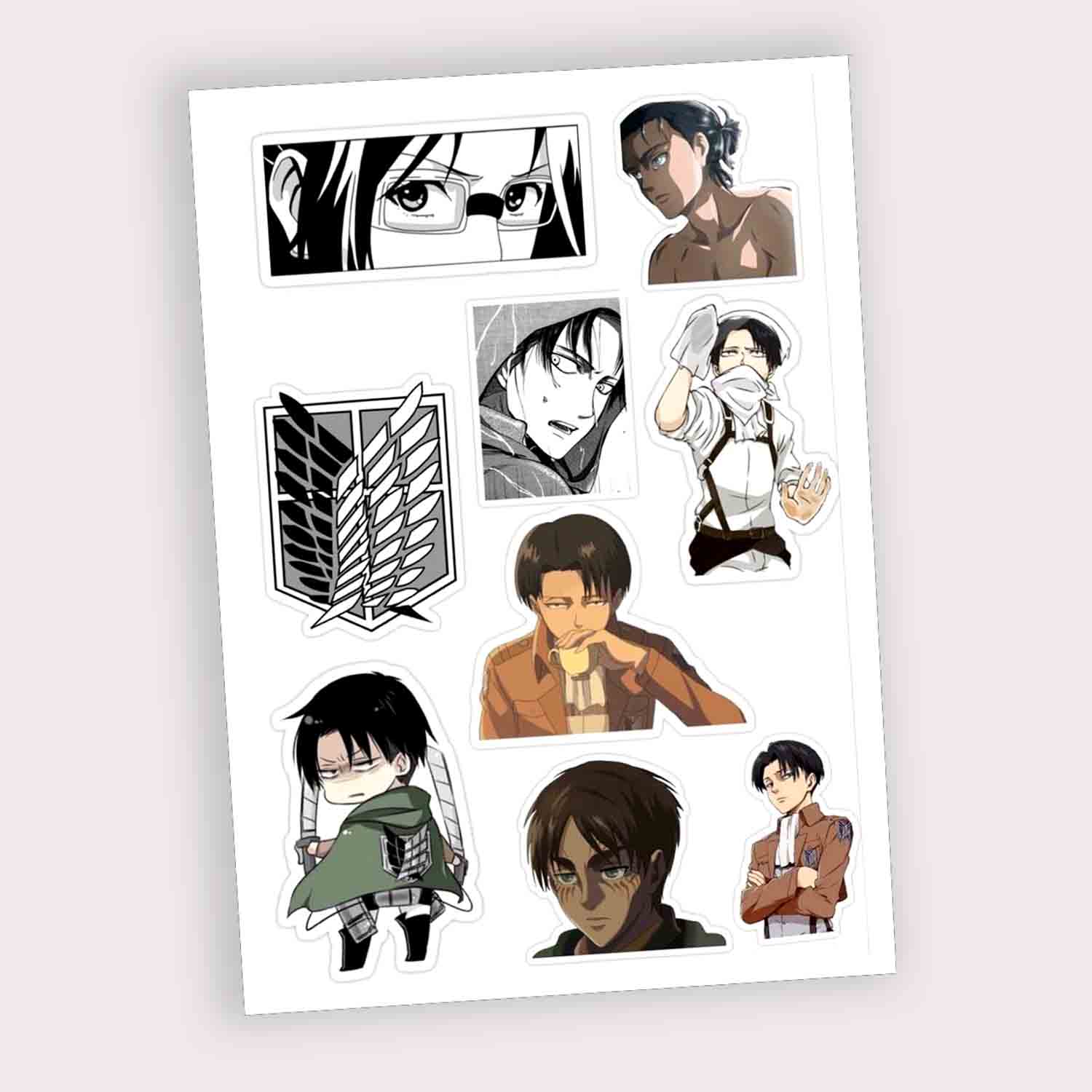 Custom-made Anime Hydro Stickers sheet Shoujo style